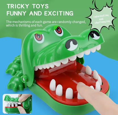 Creative And Practical Mouth Teeth Crocodile Hand Children's Toys