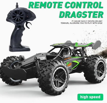 1:18 Small High-speed Off-road 2.4G Remote Control Car Drifting 15KM/H To Adapt To Various Road Sections Anti-collision Settings Rubber Big Tires