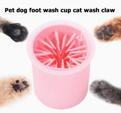 Pet Foot Wash Cup For Dog & Cat, Portable Dog Paw Carer Foot Cleaner For Cleaning Dirty Pet Feet