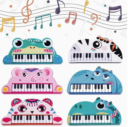 Children's Animal Electronic Organ Piano Early Education Can Play Educational Music Toys Beginners Entry Baby Toy Piano