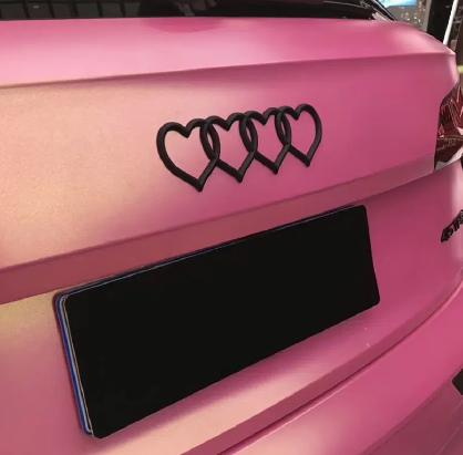 1pc Car Modification Love Car Sticker