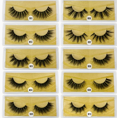 30 Pairs Mink Eyelashes 3d Mink Lashes Natural False Eyelashes Messy Fake Eyelashes Makeup False Lashes Valentine's Day Birthday Gift For Mother Girlfriend Women