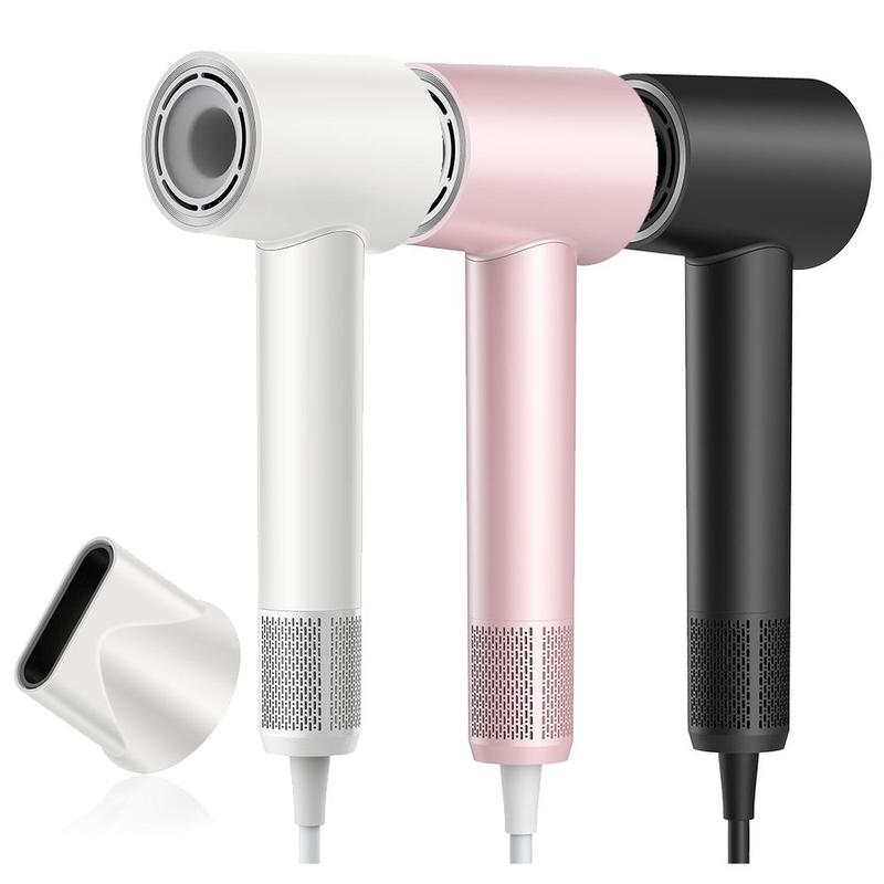 High-speed Hair Dryer Titanium Edition blow dryer Brushless Motor & lonic Technology 3 Temperature Settings Thermo Control Technology Ergonomic Design