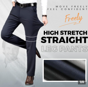 Fliwos High Stretch Straight-Leg Pants