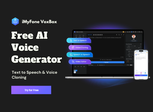 iMyFone VoxBox AI Voice Generator