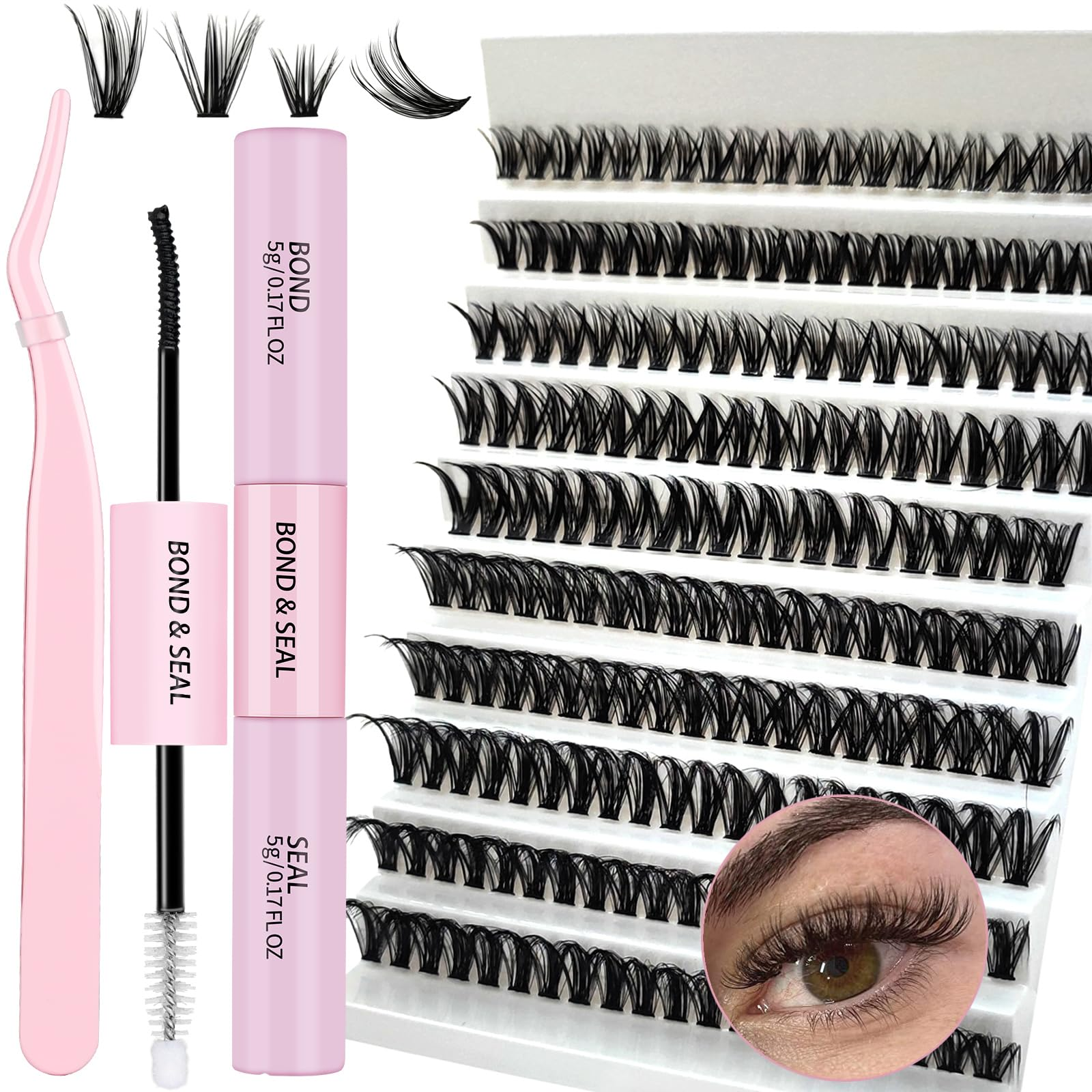 DIY Individual Lash Clusters 200pcs