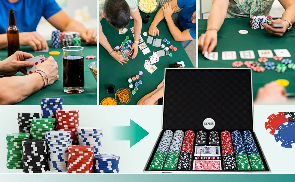 Poker chips (500 pieces)