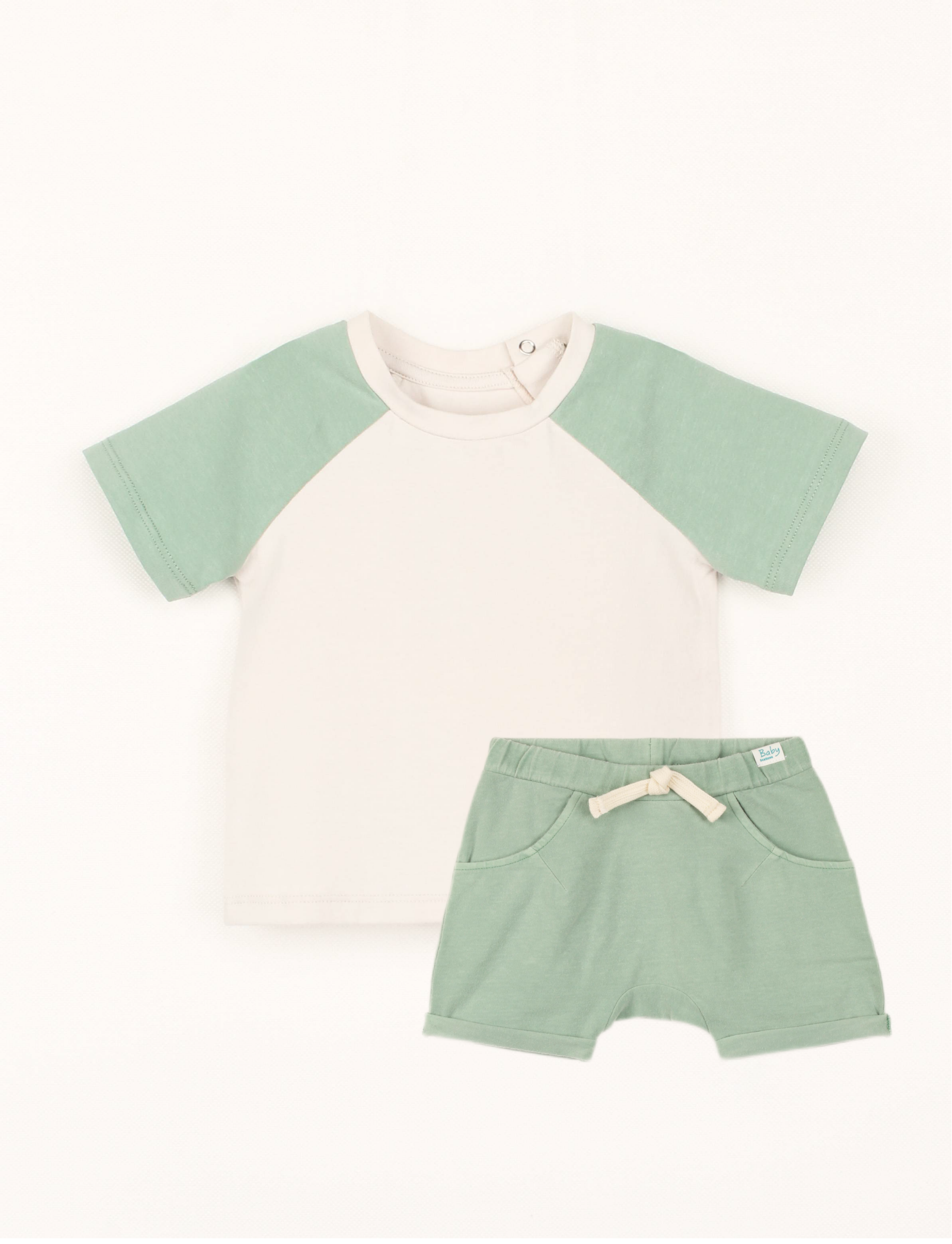 leo raglan short sleeve tee and short sets Senseng 0829