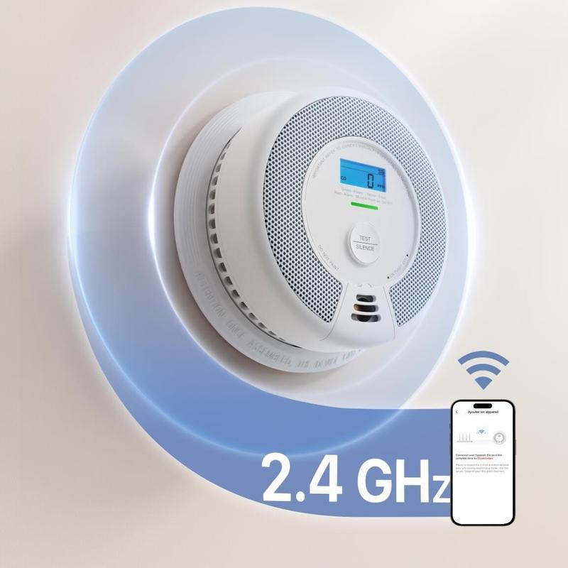 X-Sense Battery Powered Smart Wifi Smoke&COAlarm Combination Detector, SC07-WX