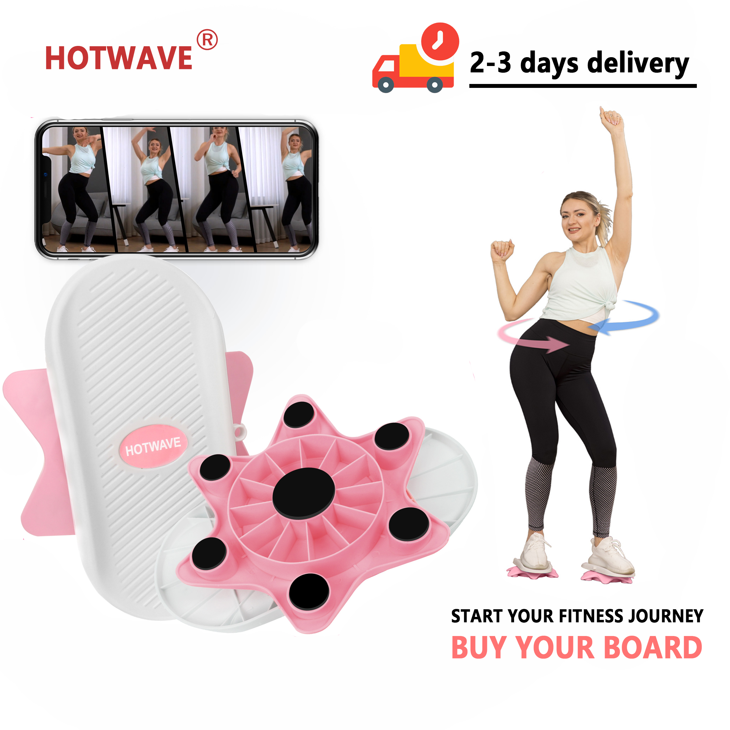 HOTWAVE Ab Twist Board Exercise Equipment