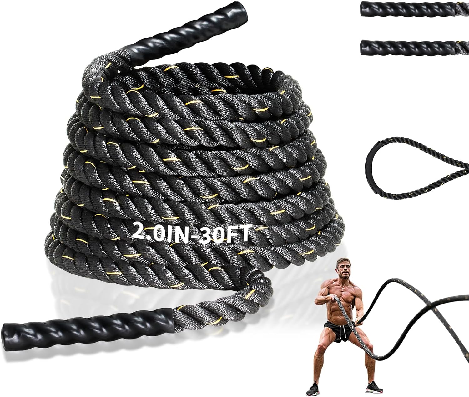 Exercise rope - 1.5'' 40FT /1.5'' 50FT/ 2'' 30FT