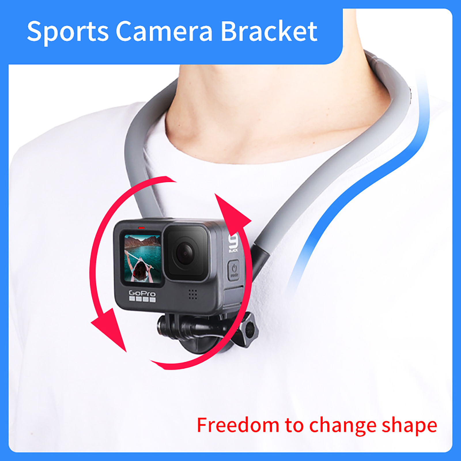 GoPro camera stand High stability, hands free, easy to operate and carry adult